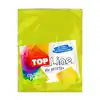 Fomi top line liso carta amarillo mango x 10