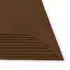 Fomi top line liso pliego café claro x 10