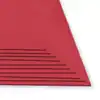 Fomi top line liso pliego rojo x 10