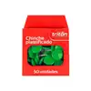 Chinche triton plástico verde x 50