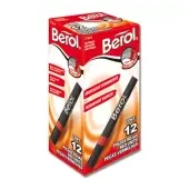 Imagen de Marcador berol permanente rojo x 12