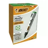 Imagen de Marcador bic permanente verde x 12