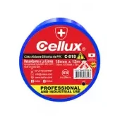 Cinta aislante cellux azul