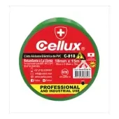 Cinta aislante cellux verde
