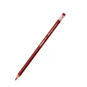Lápiz eco faber castell chequeo rojo