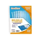 Acetato bolsillo catálogo carta x 100