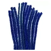 Chelines metalizados azul x 100