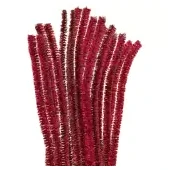 Chelines metalizados rojo x 100