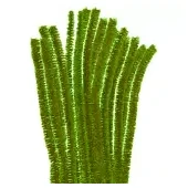Imagen de Chelines metalizados verde limón x 100