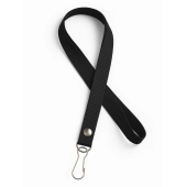 Cordón reata porta carnet negro