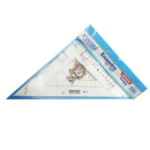 Escuadra juego x2 45º x32 línea azul