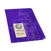 Forro acetato cuaderno grande morado x 10