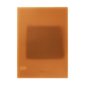 Imagen de Pasta anillado policover traslucida carta naranja x 50