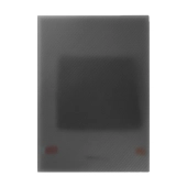 Imagen de Pasta anillado policover traslucida carta negra x 50