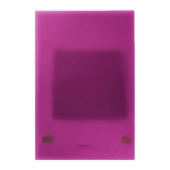 Imagen de Pasta anillado policover traslucida oficio fucsia x 50
