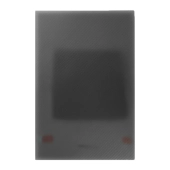 Imagen de Pasta anillado policover traslucida oficio negra x 50