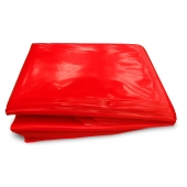 Plástico 5mts rojo
