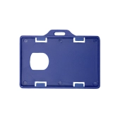 Imagen de Porta carnet plastico horizontal azul