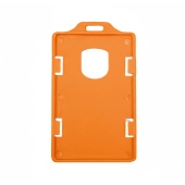 Imagen de Porta carnet plastico vertical naranja