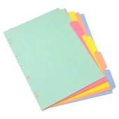 Separador folder cartulina 105 surtido
