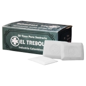 Tiza modistería trebol blanca x 50