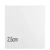 Lamina de icopor 25mm 1/2 x 5