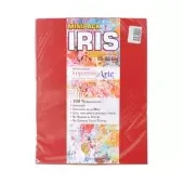 Imagen de Papel iris impresionarte carta rojo x 20