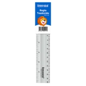 Imagen de Regla linea azul plástica 20cm