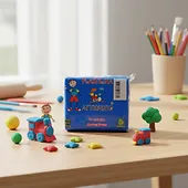Imagen secundaria de plastilina mi trensito barra 500gr azul 1
