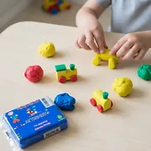 Imagen secundaria de plastilina mi trensito barra 500gr azul 3