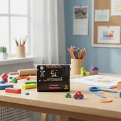 Imagen secundaria de plastilina mi trensito barra 500gr negra 2