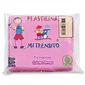 Imagen principal de plastilina mi trensito barra 500gr rosada