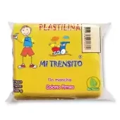 Plastilina mi trensito en barra 500gr amarilla