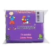 Plastilina mi trensito en barra 500gr morada