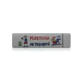Plastilina mi trensito en barra 55gr blanca