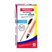 Imagen de Bolígrafo semi gel offi esco oe-076f negro x 12