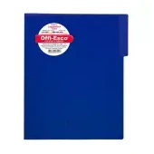 Carpeta legajadora con gancho offi esco oe-808 carta azul
