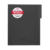 Carpeta legajadora con gancho offi esco oe-808 carta negro