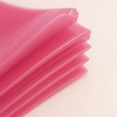 Papel celofán pliego rosado x 25
