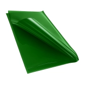 Papel celofán pliego verde