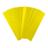 Papel crepe pliego amarillo x 10