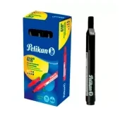 Marcador pelikan permanente 418 negro x 10
