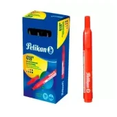 Imagen de Marcador pelikan permanente 418 rojo x 10