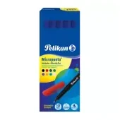 Micropunta pelikan azul x 10