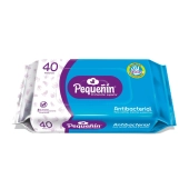 Imagen de Toallitas humedas pequeñin antibacterial aloe vitamina e x 40