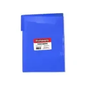 Carpeta plastica legajadora primavera carta azul