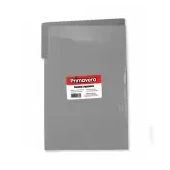 Carpeta plastica legajadora primavera oficio gris