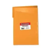 Imagen de Carpeta plastica legajadora primavera oficio naranja