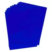 Imagen de Papel silueta 1/8 azul x 10