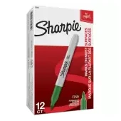 Imagen de Marcador sharpie verde x 12